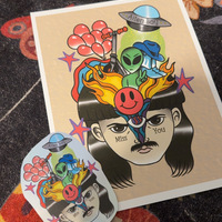 Oliver tree tribute print  - Thumbnail 1