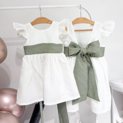 Cap sleeves flower girl dresses kid's clothes