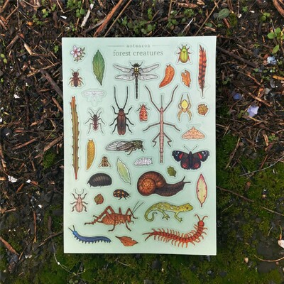 Forest Creatures Sticker Sheets