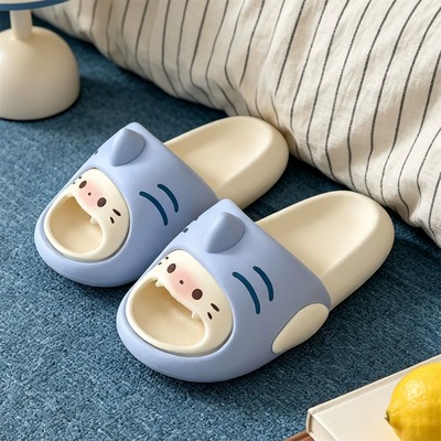 Cute shark cat slippers