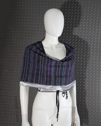 "Electrosimulation" Hooded Top - Silver - Thumbnail 5