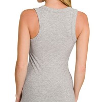 Soft Scoop Neck Tank - Thumbnail 4