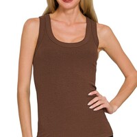 Soft Scoop Neck Tank - Thumbnail 3