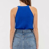 Halter Knit Tank - Thumbnail 3
