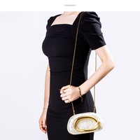 Shell Acrylic Bag Fashion Wedding Evening Handbag - Thumbnail 7