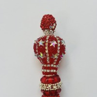 Red Balloon Rhinestone Beaded Pen - Thumbnail 2