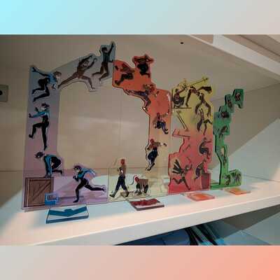 Batboys 24cm (9.5") book nook standees