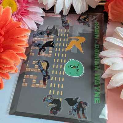 Book nook clear sticker sheets