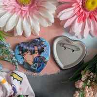 Batfam Heart-shaped Buttons - Thumbnail 2