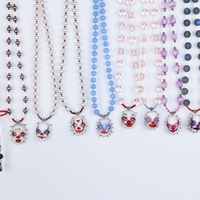 Handmade clown doll face necklace - Thumbnail 4