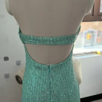 Sage Sequins Short Homecoming Dress Mini Dress  - Thumbnail 1