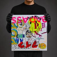 Painting by Judas Arrieta "Drunkers"  - Thumbnail 1