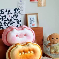 cute baked cheese bread plush pillows - Thumbnail 2