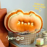 cute baked cheese bread plush pillows - Thumbnail 3
