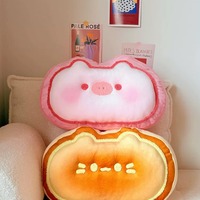 cute baked cheese bread plush pillows - Thumbnail 1