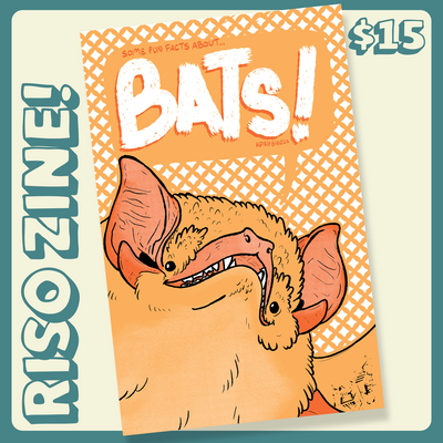 Bats! risograph zine - Thumbnail 4