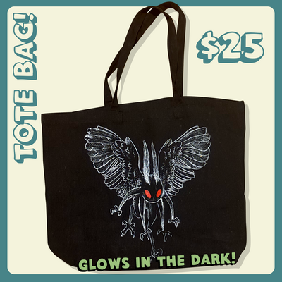 Mothman totebag - Thumbnail 1