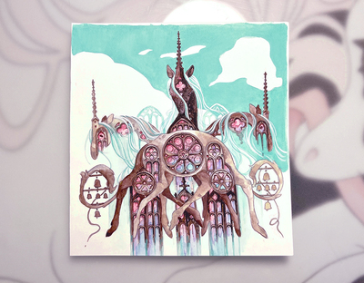 Watercolour original 'cathedral'