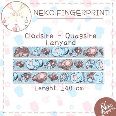 Clodsire - Quagsire Lanyard