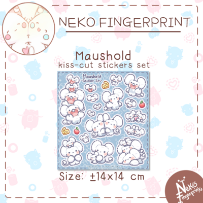Maushold kiss-cut sticker set