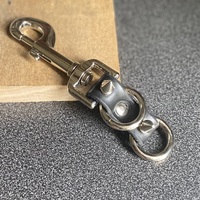 Double-Ring Spiked Keyring Fob - Thumbnail 2