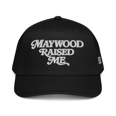 Maywood raised me snapback - white