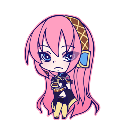 Megurine Luka - Keychain (PREORDER)