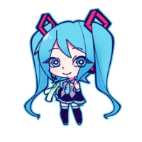 Hatsune Miku - Acrylic Keychain - Thumbnail 1