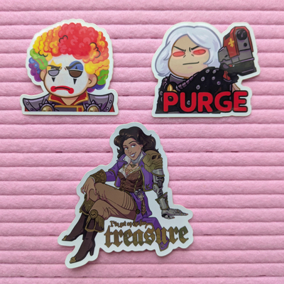 Grim dark stickers