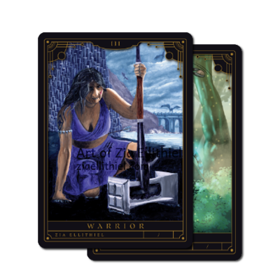 Warrior Token Trading Card
