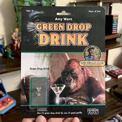 Green Drop Drink Toy