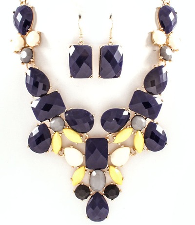 Cyril Jeweled Necklace