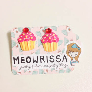 Cupcake Earrings