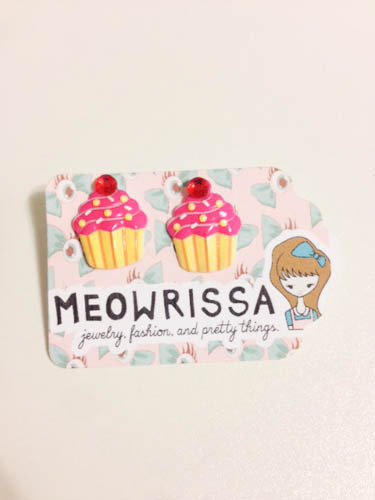 Cupcake Earrings