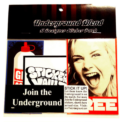 Underground blend - a designer sticker pack - vol 01