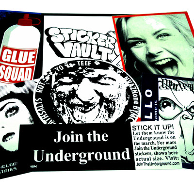 Underground blend - a designer sticker pack - vol 01