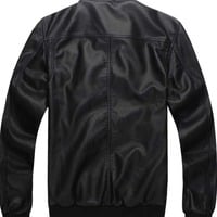 Leather Jacket For Mens New Fashion - Thumbnail 1