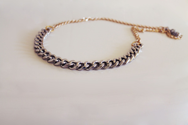 Two Toned Chain Necklace