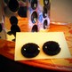 Obsidian sparkle earrings - Thumbnail 1