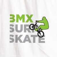 BMX Tee, White - Thumbnail 1