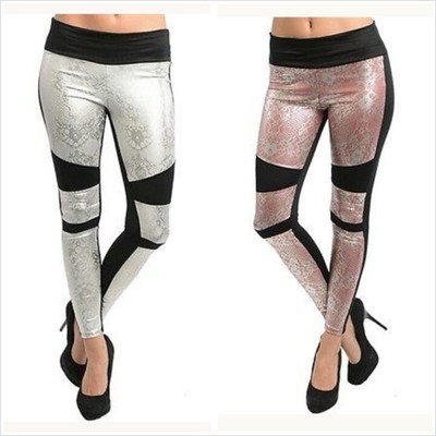 Metallic leggings