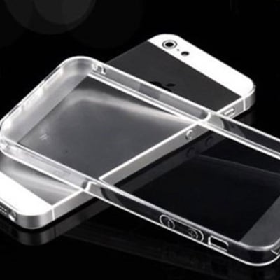 Iphone5 / 5s diy case - crystal clear hard back cover casing