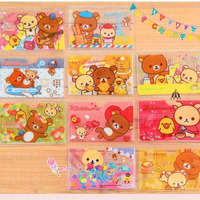 3pcs Rilakkuma Kawaii Card Holders PVC (super cute) - Thumbnail 1