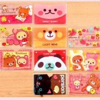 3pcs Rilakkuma Kawaii Card Holders PVC (super cute) - Thumbnail 3