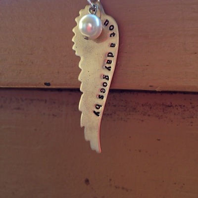 Angel wing necklace