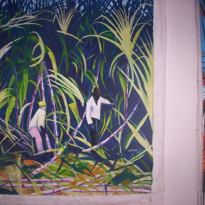 Sugar cane worker by wendy 20x24