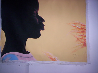 Profile painting by wendy