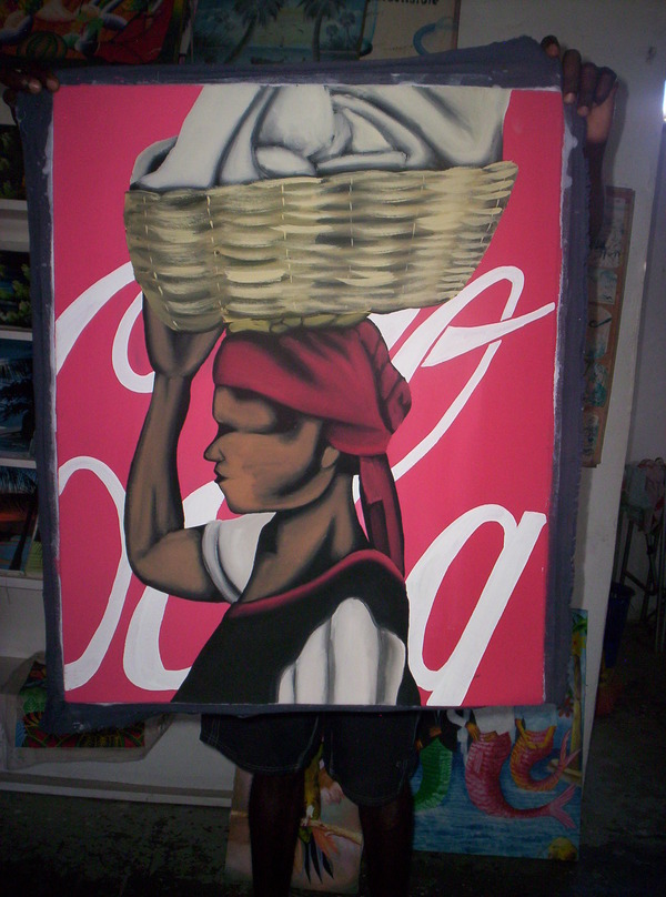 Coca Cola Street Vender Painting by Wendy