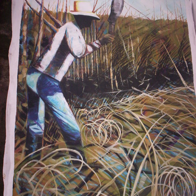 Sugar cane cutting by wendy 