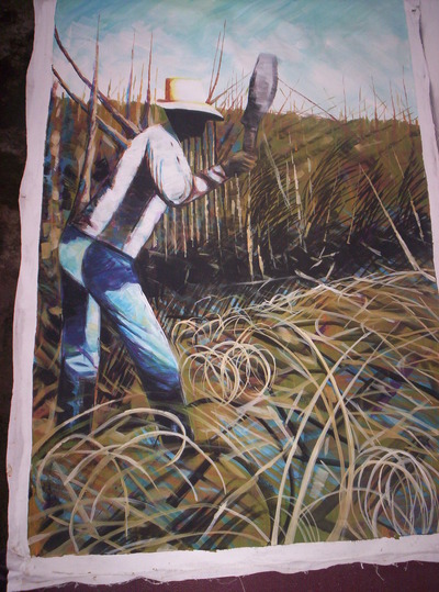 Sugar cane cutting by wendy 